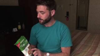 Sampling Snack Factory's Garlic Parmesan Pretzel Crisps