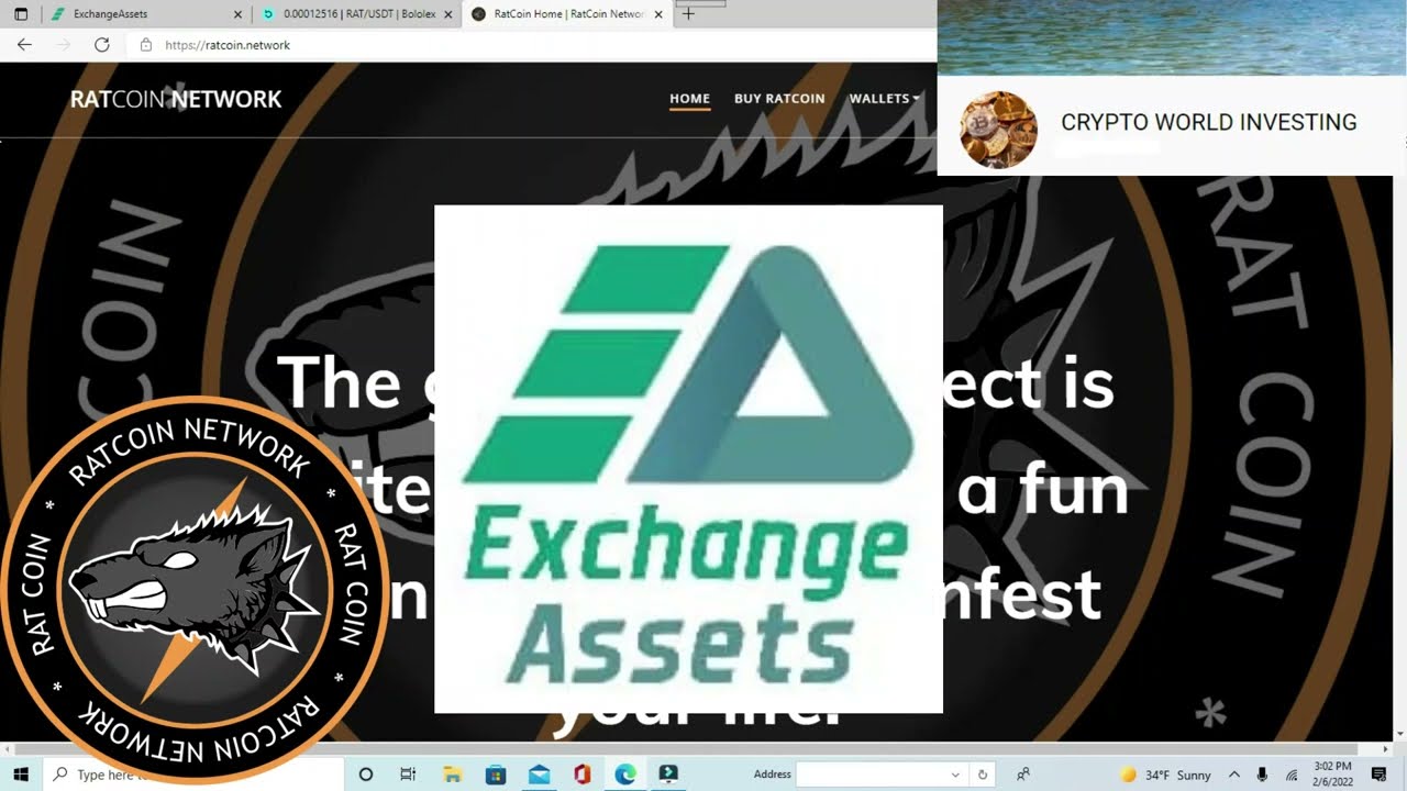 HOW TO BUY RATCOIN ON the NEW EXCHANGE-ASSETS EXCHANGE