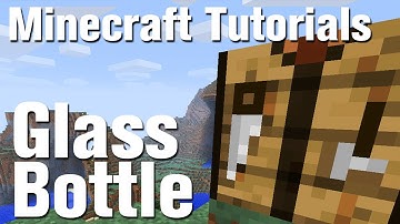 Minecraft Tutorial: How to Make a Glass Bottle in Minecraft