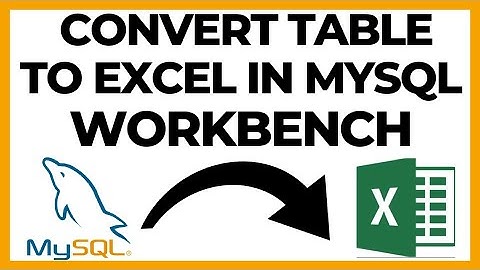 How to export table to excel in Mysql | Convert Table data into CSV file