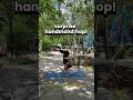To banana or not to banana? Fun shapes or impressive strength? Handstand for joy ☀️ #yoga