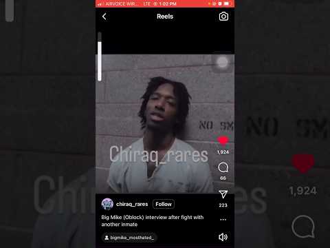 Big Mike from Oblock/GMF beats opp up in Cook County Jail #bigmike #rap #drill #chiraq