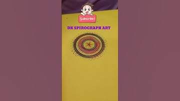 How many rotations did the pen make in total?🤔 #art #spirograph #shorts #trending #craft #video #yt