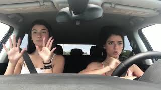 Charlie D'amelio and Dixie D'amelio Singing and dancing in the car (2019 Insta Videos)