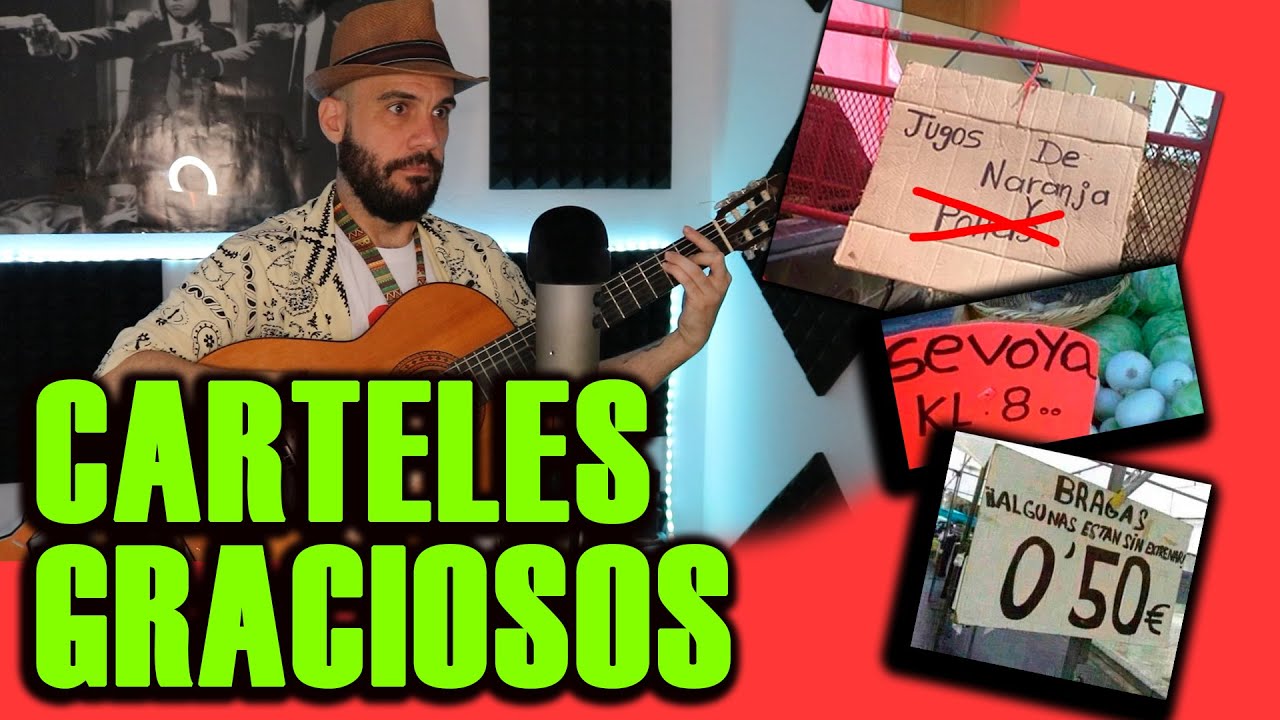 CARTELES GRACIOSOS 😂🪧🎶🎶 El Niño del Ukelele