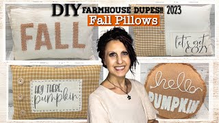 DIY Farmhouse Fall Fabric Crafts | DIY Fall Crafts | DIY Farmhouse Fall Pillow Crafts 2023