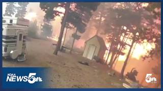 Watch How Quickly Colorado Wildfire Consumes Man's Property