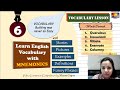 (ML-6) Learn English Vocabulary with Mnemonics