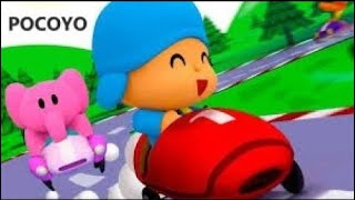 Pocoyo Racing Games ( Pocoyo Car Games) screenshot 1