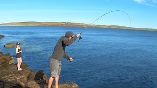 Lure Fishing for Pollack on Orkney | Day 1