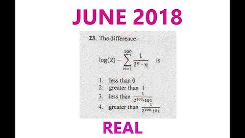 CSIR NET MATHS JUNE 2018 (REAL ANALYSIS) Question 23 (BOOKLET-B)(ONLINE CLASS)