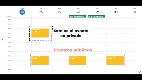 TUTORIAL CALENDAR - Poner en "No disponible" eventos, compartir calendario, etc