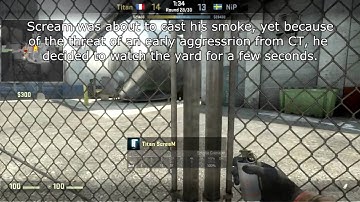 CS:GO TiTAN vs NiP de_nuke  Lower BombSite Execution