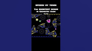 THE SHORTEST DEMON IN GEOMETRY DASH #shorts #geometrydash #gaming