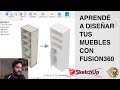 Como diseñar un mueble con Autodesk Fusion 360! 🔨💻