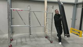 Aufbau Kiezgerüst 300 Neue Norm Zifa Zimmergerüst Rollgerüst Fahrgerüst Gerüst