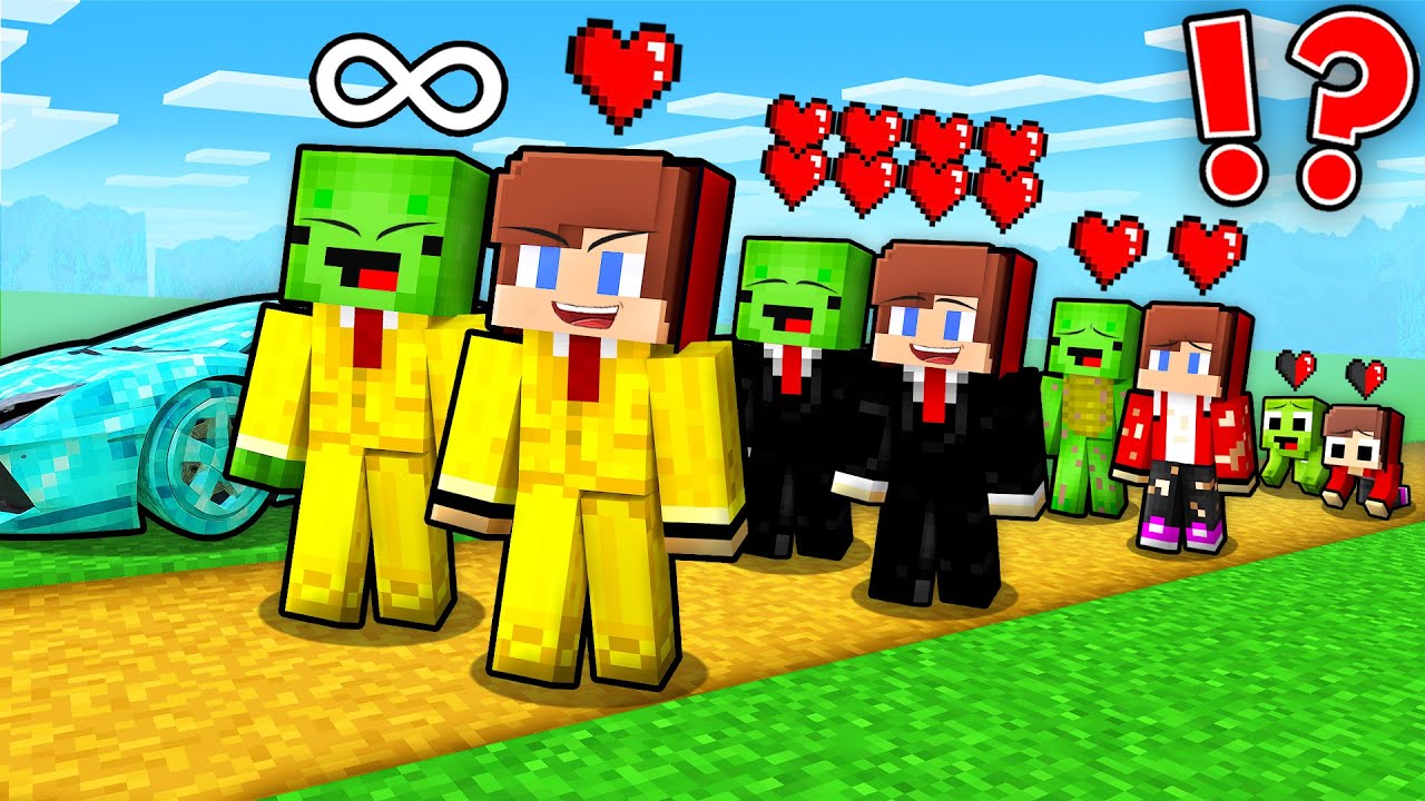 Mikey and JJ Evolving From Poor To ULTRA RICH in Minecraft - Maizen