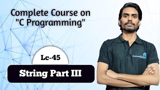 Information C Programming | Lecture-45 | Strings Part III News