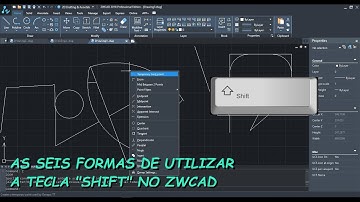 As seis formas de utilizar a tecla "SHIFT" no ZWCAD, Software CAD compatível com o formato .DWG