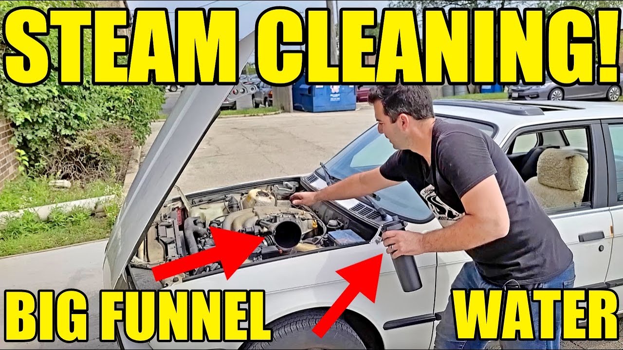 I Dumped Water Into A Running BMW Engine To Clean Bad Carbon Deposits & Here's What Happened.