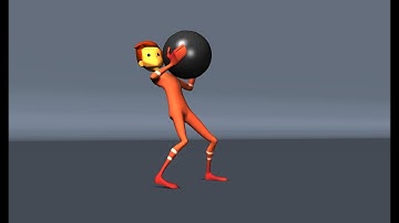 Character Heavy Weight Lifting Animation | MAYA 2020