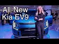 All-New 2024 Kia EV9 Electric 3-Row SUV // First look!