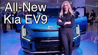 All-New 2024 Kia EV9 Electric 3-Row SUV // First look!