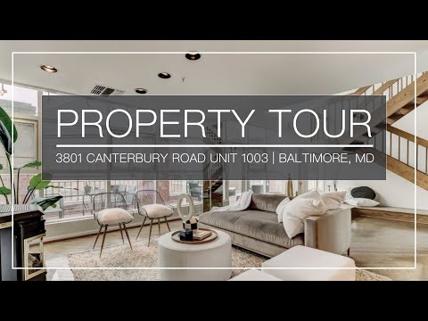 3801 Canterbury Road Unit 1003, Baltimore, MD home video tour