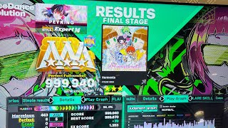 (DDR World) Harmonia (ESP-14) 999,940 PFC!!!