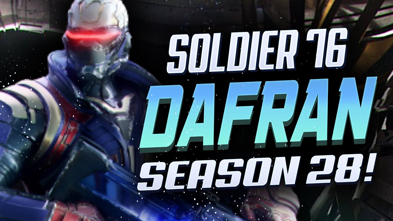 Dafran DPS gameplay - Soldier 76 | Widow | Tracer | Sombra [ Overwatch Season 28 Top 500 ]