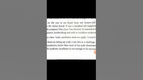 Std 4 th "The indomitable Sudha Murthy "  Explanation " when a job ,........what I wrote".