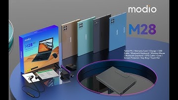 Modio M28 8GB 512GB Android Tablet With Keyboard and Mouse