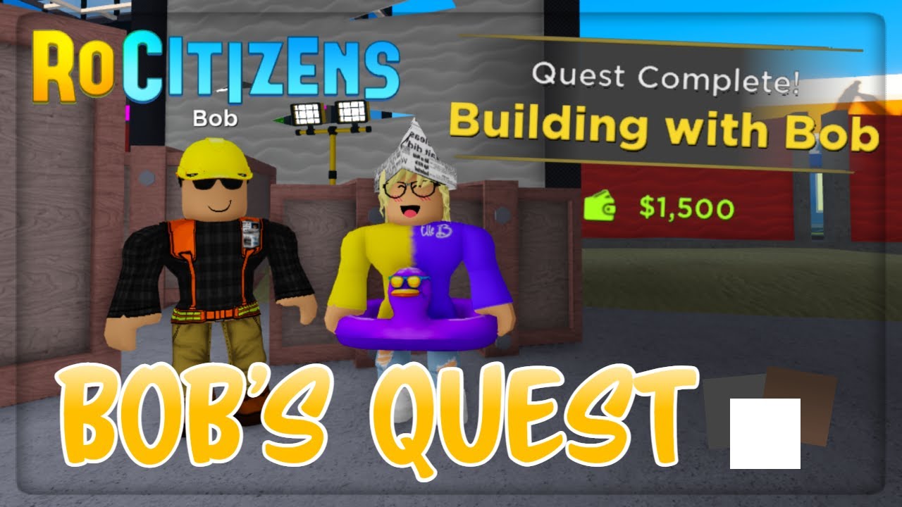 How To Complete New RoCitizens Bob’s Quest! (Empty Plot Reward) YouTube