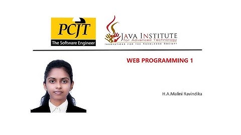 Web Project Task 27| Java Institute| 1st Year