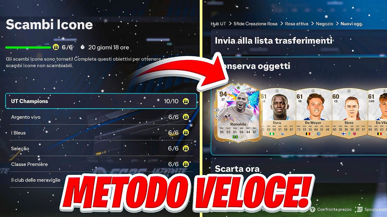 Guida Completa Sulle ICON SWAPS Di FC 26! 🔥 R9 e Evoluzioni Assurde!