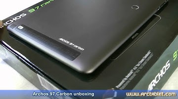 Archos 97 Carbon unboxing