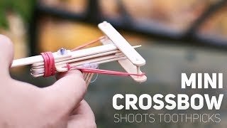 Hello! Today I will show you how to make a Mini Crossbow out of popsicle sticks and rubber bands! Follow me Instagram: https://
