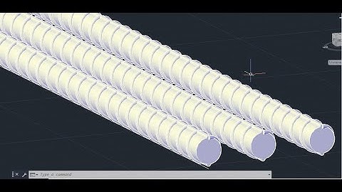Design 3D Model Reinforcement Steel Bars Using AutoCAD - QasimCAD