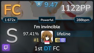 9 5 lifeline UTA VO Ado - I m invincible Powerful DT 97 41 FC 1122pp