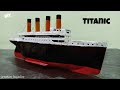 How to make TITANIC with paper and cardboard | DIY Titanic ship