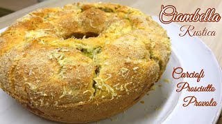 CIAMBELLA RUSTICA ISTANTANEA ricetta veloce RUSTIC BAGEL