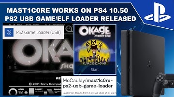 Mast1c0re USB Game/ELF Loader Released | Support Added for PS4 10.50