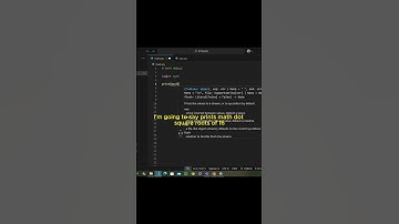 Python Math Module: How to Use sqrt() in 60 Seconds | Quick Tutorial #shorts