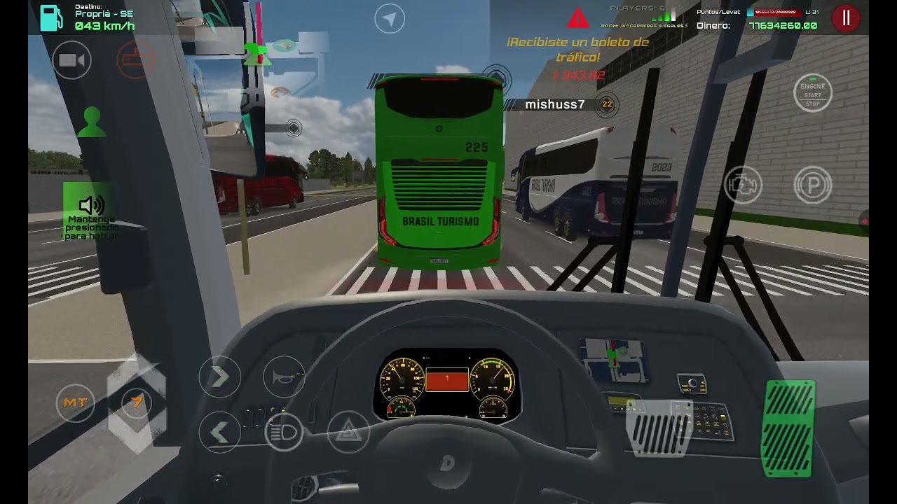 Driver's Jobs Online Simulator. Convoy en buses Marco Polo G7. Mapa de Picos.