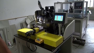 Three servo motor rotor commutator turning machine