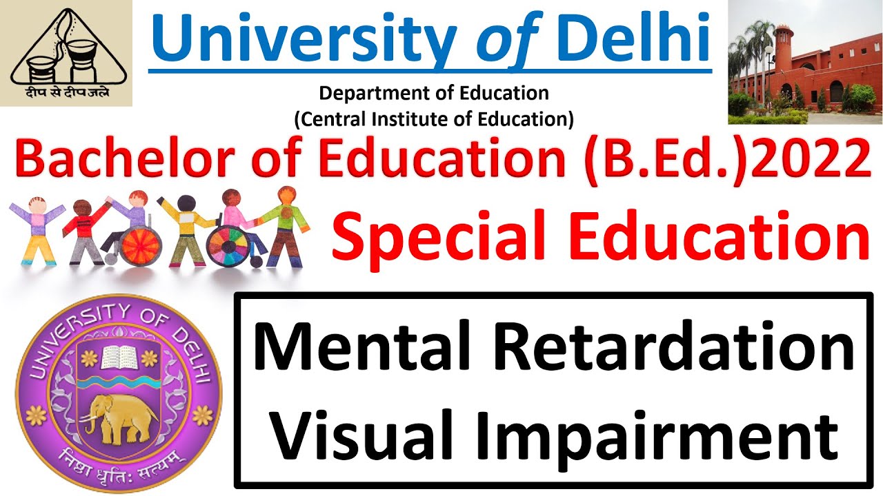 B.Ed. Special Education Delhi University DU B Ed Special Education