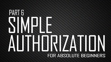 PHP - Profile and Logging Out | Authorization System for Absolute Beginners Part 6