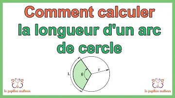 Comment calculer une portion de cercle ?