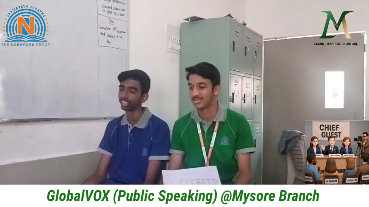 Newsroom Challenge 2025 | Mysore Branch | Narayana e-Techno Schools | LMN Global Education