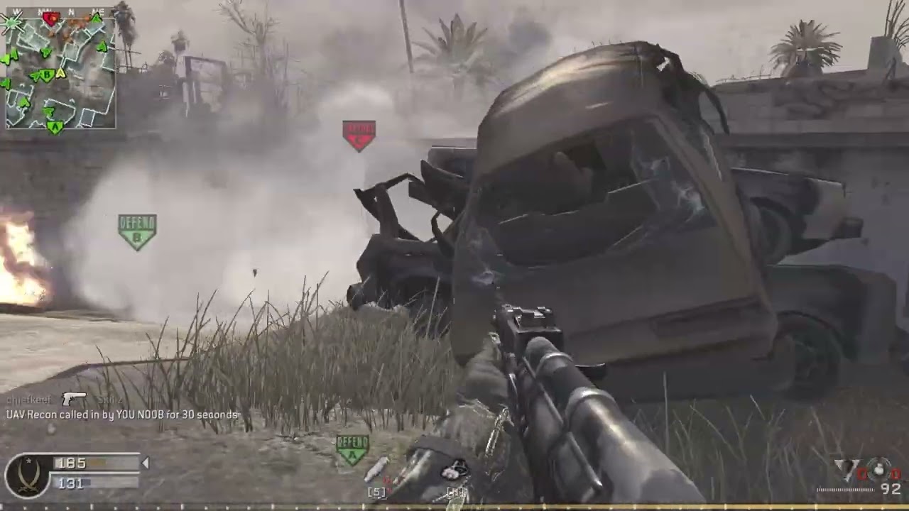 CoD 4 124-13 Team Deathmatch on Ambush Circa 2017